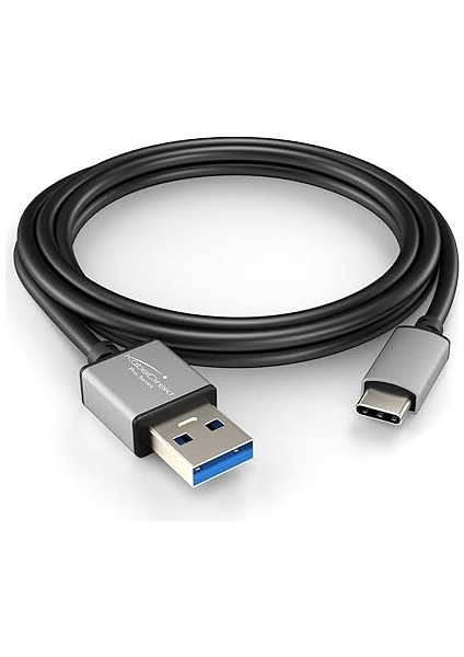 – USB A 3.0 – USB C Kablosu – 2m (Süper Hızlı Veri Kablosu, Bağlantılı Akıllı Telefonlar ve Tabletler Için Uygundur, Siyah/uzay Grisi) fiyatları