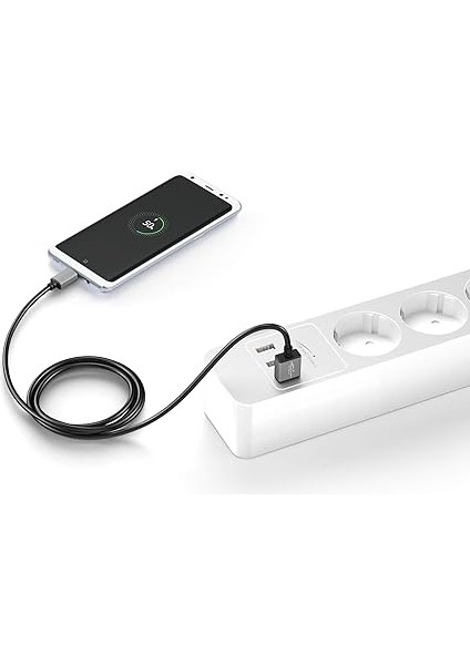 – USB A 3.0 – USB C Kablosu – 2m (Süper Hızlı Veri Kablosu, Bağlantılı Akıllı Telefonlar ve Tabletler Için Uygundur, Siyah/uzay Grisi) fırsatları