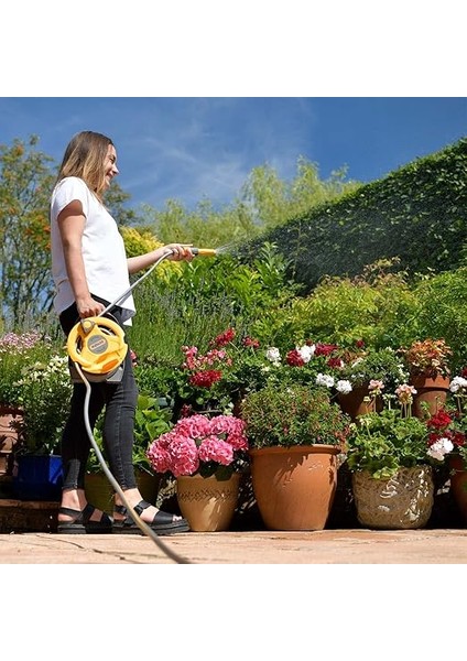 Hozelock 2427H 10 M Hortumlu "tak Git" Kapalı Mikro Hortum Toplama Sarma Makara Seti modelleri