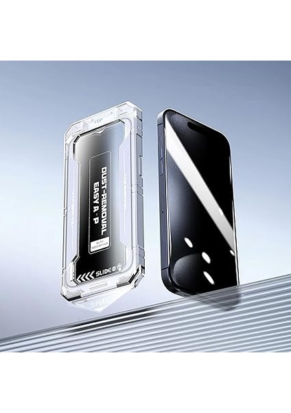 iPhone 15 Pro Max Uyumlu [2'li Paket] Privacy Hayalet Ekran Koruyucu Kolay Kurulum fırsatları