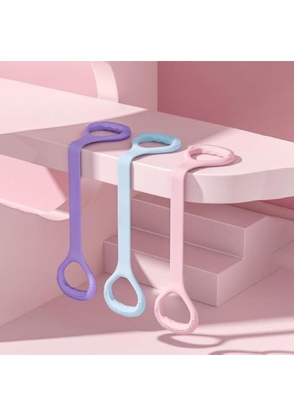 Dirençli Egzersiz Lastiği – Silikon Direnç Bandı, Pilates, Yoga, Kol, Karın, Kalça ve Bacak Antrenmanı Için, Taşınabilir Fitness Lastiği (1 Adet)