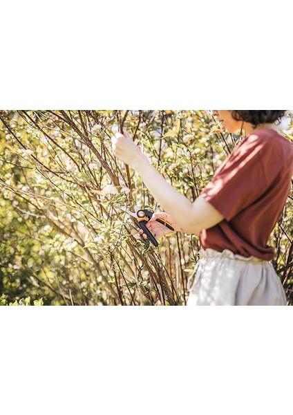 Bypass M Bahçe Makası, x Serisi Powergear, P921, Döner Sap, Taze Dallar Için, Yapışmaz Kaplama, Paslanmaz Çelik Bıçaklar, Uzunluk: 20,1 Cm, Siyah/turuncu, 1057173 modelleri