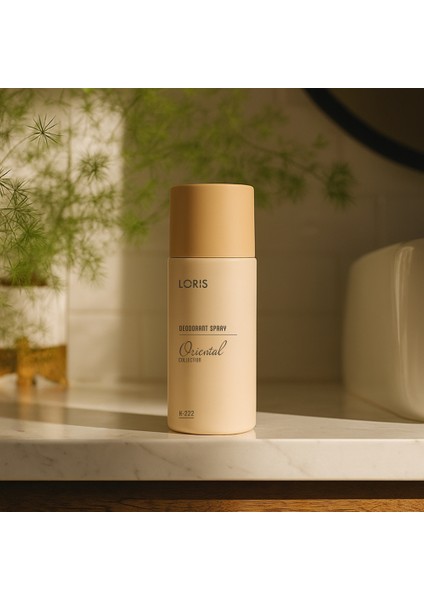 K-222 Kadın Deodorant Vanilya ve Kahve Notalarıyla 150 ml Kalıcı Koku