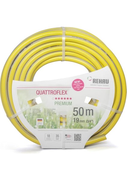 Bahçe Su Hortumu Turboflex Iç Çap 19 mm U.50 M Rl.rehau (10997581600)