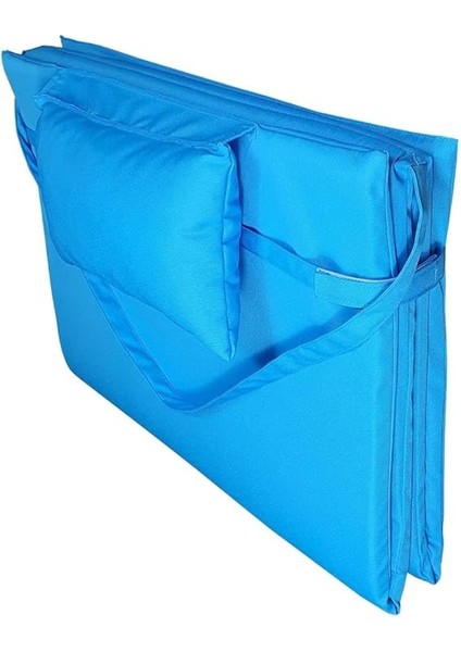 Taşınabilir Katlanır Çanta Şezlong Minderi, Yastıklı Minder (Turkuaz) fiyatları
