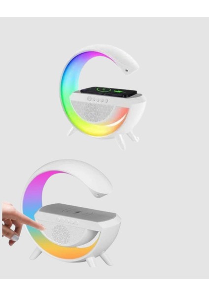 Kablosuz Şarjlı Bluetooth Hoparlör ve Gece Lambası – Nfc, Fm Radyo, Rgb Işık fiyatları