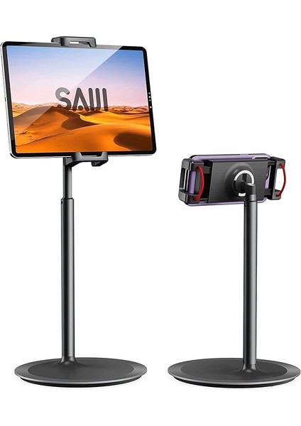 Saiji S3E 360° Ayarlanabilir Tablet ve Telefon Tutucu Stand Siyah