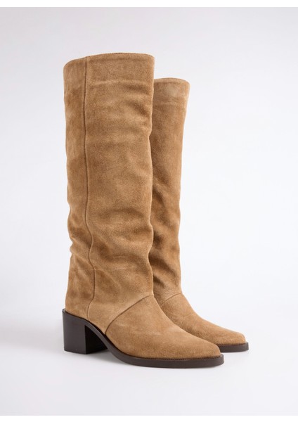 Deri Camel Kadın Çizme Lıa-Leıla fiyatları