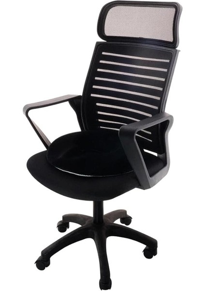 Ultralüks Ortopedik Oturma Simidi Kuyruk Sokumu Yastığı Visco Oturma Simidi - Siyah fırsatları