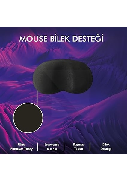 ve Mouse Bilek Desteği (Fare Bilek Desteği, Siyah) fiyatları