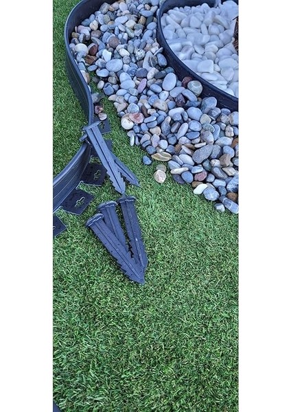 Moda Çim Ayırıcı 2 Metre Siyah Çim Sınırlayıcı Taş Toprak Ayıracı Çim Ayracı Çim Ayırıcı Bariyeri modelleri