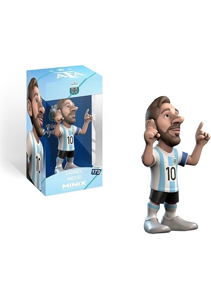 - Futbol Yıldızları #173 - Afa Arjantin - Messi 10 - Koleksiyon Figürü 12 cm