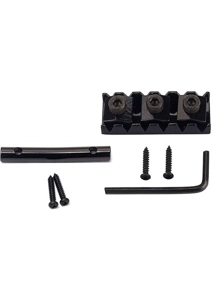 42MM Gitar Telleri Kilitli Somun, Anahtarı Vidalı, Floyd Rose Tremolo Köprüsü Için, Siyah