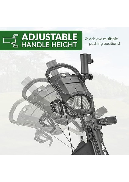 Caddylite Ez Fold Version 8 Golf Taşıma Arabası– Katlanabilir, Hafif, 3 Tekerlekli, Kolay Saklama Için Tek Tıkla Katlama indirimleri