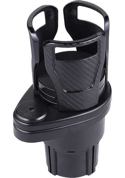 Bardak Tutucu Genişletici Adaptör, Araca Monteli Çok Amaçlı Otomatik Su Bardağı Içecek Tutucu, 360 Derece Dönen Araba Çift Bardak Montajı Ayarlanabilir Stand Genişletici