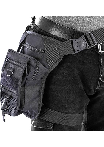 Siyah Özel Bölmeli Silah Taşıma Bel ve Bacak Çantası fırsatları
