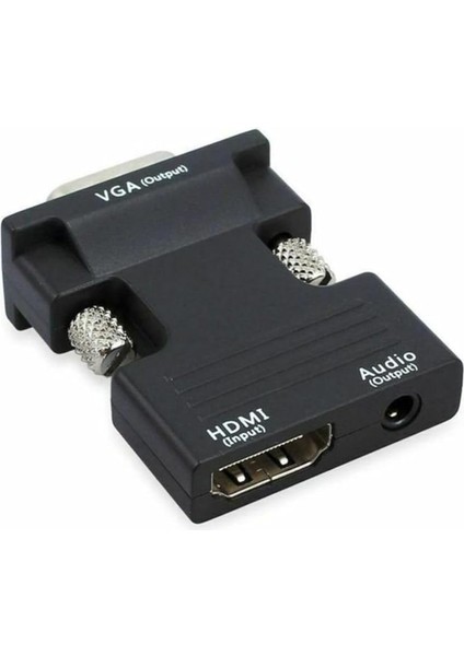 Ses Destekli HDMI To VGA Monitör Çevirici Dönüştürücü Adaptör modelleri