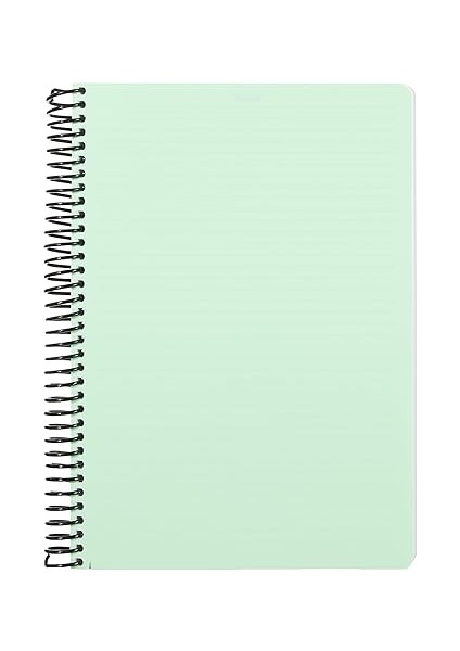 Infinity Pastel Serisi, A4, 7 Konulu (5 Kareli, 2 Çizgili) 210 Yaprak Pp Kapaklı Spiralli Defter, Yeşil fiyatları