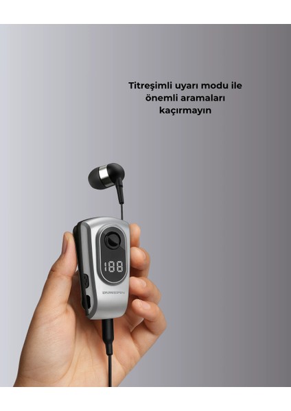 Titreşimli Bluetooth Kulaklık – Uzun Pil Ömrü, Dijital Ekranlı Kablosuz Tasarım fiyatları