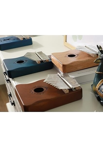 Kalimba Başparmak Piyano 17 Tuş Müzik Aletleri Taşınabilir Parmak Piyano Çocuklar ve Yetişkinler Yeni Başlayanlar Için Hediyeler fırsatları