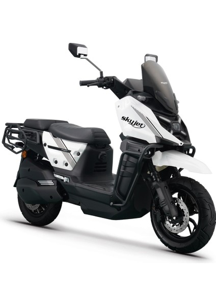 Luckın Elektrikli Moped Beyaz