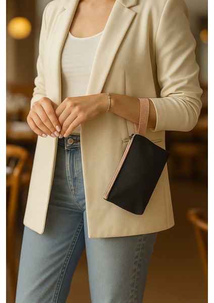 Şık Hijyenik Ped ve Iç Çamaşırı Taşıma Saklama Çantası Çanta Içi Bilek Askılı Su Geçirmez Organizer fiyatları