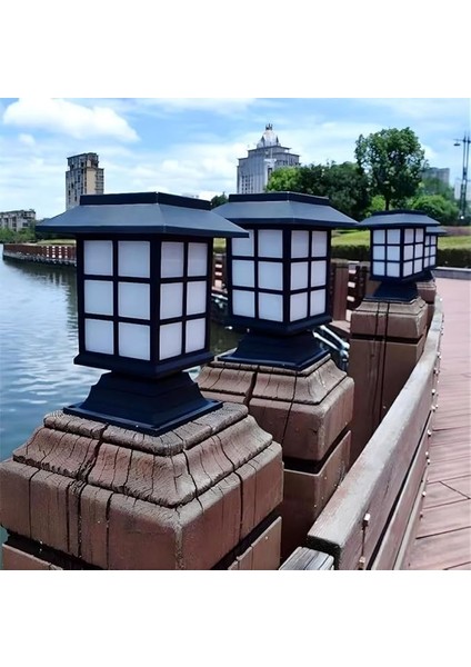 4 Adet Solar Güneş Enerjili HELIOS15W LED Set Üstü Bahçe Aydınlatması, Su Geçirmez, 3200K-6500K, Sütun Üzeri Armatür Patika, Teras, Çit, Duvar, Balkon Dekorasyonu, Peyzaj Işık 210 * 135 mm fiyatları