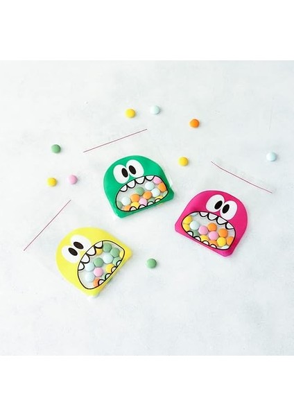 Karışık Canavar Desenli Bantlışeffaf Poşet, 10X15 cm 250 Adet modelleri