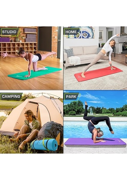 Premium 1/2 Extra Dicke 1,3 Cm, 180 cm Lang, Hochdichter Komfort-Schaum Und Tragegurten fırsatları