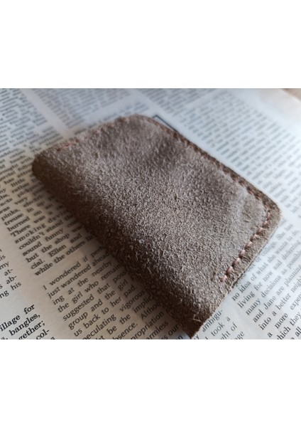 Kesimden Dikime Tamamen El Emeği Deri Minimalist Cüzdan Kartlık 4+2 Bölme XX86