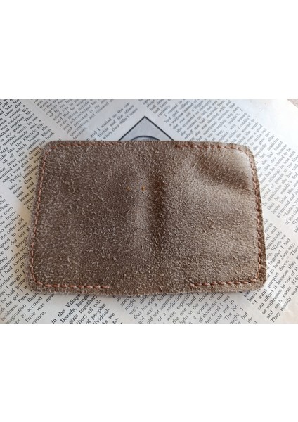 Kesimden Dikime Tamamen El Emeği Deri Minimalist Cüzdan Kartlık 4+2 Bölme XX86 indirimleri