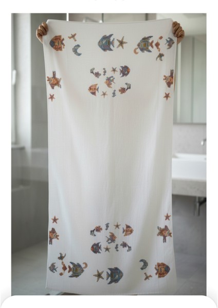 Peştemal Müslin Doğa Pamuk Dokuma Hamam Sauna Spa Havuz Plaj Çok Amaçlı