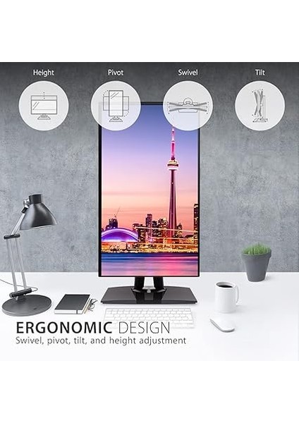 VP2768A 27" IPS 350 Nıt 2k 2560 x 1440 100% Srgb 16:9 2xhdmı Tip-C RJ45 Profesyonel Fotoğraf/prodüksiyon/tasarım Monitörü fırsatları