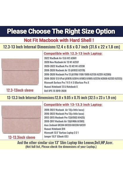 13-13,5 Inç Dizüstü Bilgisayar Kılıfı Deri Su Geçirmez Koruyucu Kılıf Çanta 2023 2021 MacBook Pro 14 M3 M2 M1,2022 MacBook Air 13.6 M2, 2012-2020 2022 MacBook Air/pro 13 M1 M2, Surface Laptop fiyatları