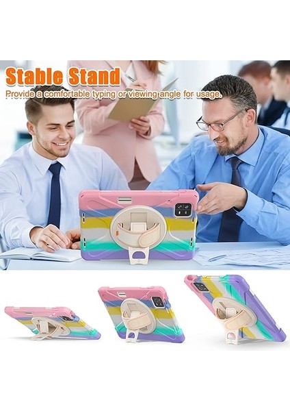 Xiaomi Mi Pad 6/ Mi Pad 6 Pro Kılıf, Darbeye Dayanıklı Ağır Hizmet Tipi Kılıf 11 Inç, 360 Döndürme Standı El Kayışı Omuz Askısı Kalemlik Koruyucu Kapak, Erkek, Kadın, Çocuk 2023 Için Tablet, modelleri