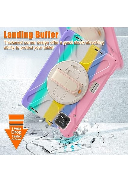 Xiaomi Mi Pad 6/ Mi Pad 6 Pro Kılıf, Darbeye Dayanıklı Ağır Hizmet Tipi Kılıf 11 Inç, 360 Döndürme Standı El Kayışı Omuz Askısı Kalemlik Koruyucu Kapak, Erkek, Kadın, Çocuk 2023 Için Tablet, indirimleri