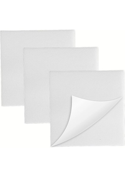 Adet Kare Şeffaf Yapışkanlı Not Kağıdı Karenot Beyaz (3X50 Yaprak)