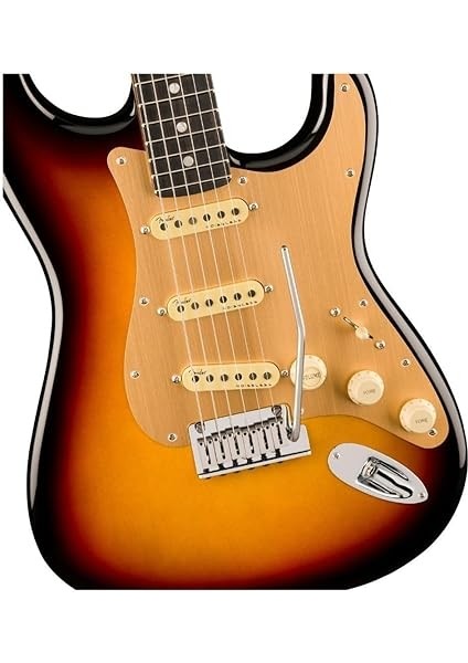 American Ultra Stratocaster Ultraburst - Ebony Elektro Gitar fırsatları