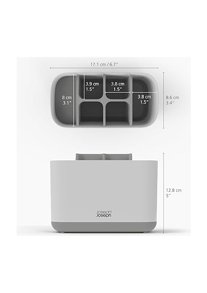 Joseph Easystore™ Steel Büyük Diş Fırçalık fiyatları