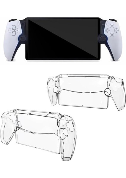 Sony Playstation Portal Oyun Konsolu Için Koruyucu Kılıf Şeffaf Kılıf Çizilmez Koruyucu Kapak Playstation Portal Aksesuarları Için (Şeffaf)