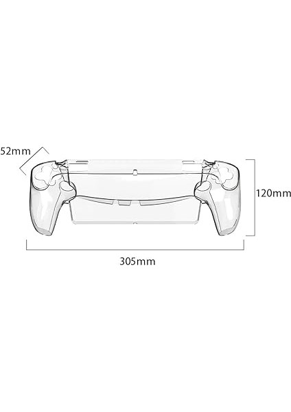 Sony Playstation Portal Oyun Konsolu Için Koruyucu Kılıf Şeffaf Kılıf Çizilmez Koruyucu Kapak Playstation Portal Aksesuarları Için (Şeffaf) modelleri