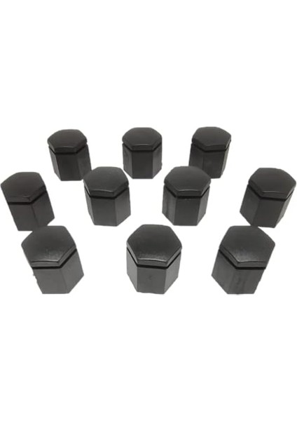 Insignia ile Uyumlu Bijon Kapağı Siyah 10 Adet 19X24 mm