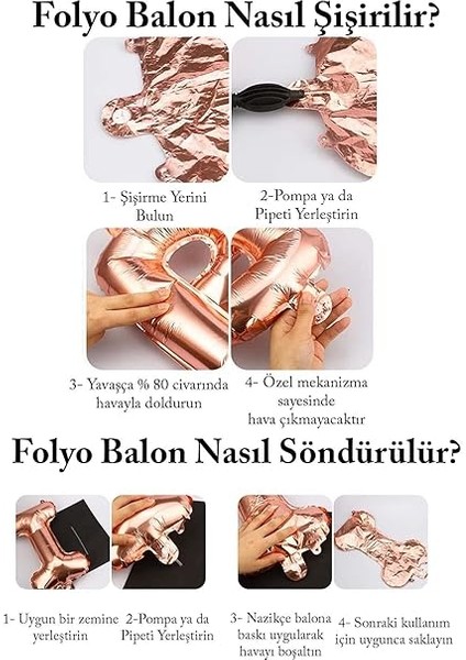 Kalp Doğum Günü Seti; Krem Rakam Folyo, Banner, Kalp Folyo ve Lateks Balon (3) modelleri