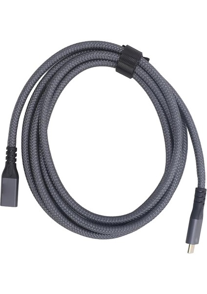 USB C Uzatma Kablosu, USB C 3.2 Gen 2 Uzatma Kablosu, 240W Hızlı Şarj Erkek - Kadın 20GBPS Veri Aktarımı 4K 60Hz Video, Note Için Telefon Tableti Için (2m)