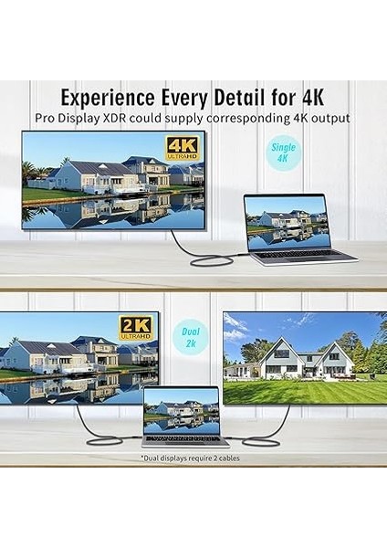 USB C Uzatma Kablosu, USB C 3.2 Gen 2 Uzatma Kablosu, 240W Hızlı Şarj Erkek - Kadın 20GBPS Veri Aktarımı 4K 60Hz Video, Note Için Telefon Tableti Için (2m) indirimleri