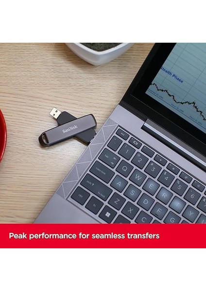 2tb Extreme Pro Çift Sürücü USB - 1.000 Mb/sn'ye Kadar, USB Type-C ve USB Type-A, Yüksek Performanslı Flash Sürücü - SDDDE1-2T00-G46 fiyatları