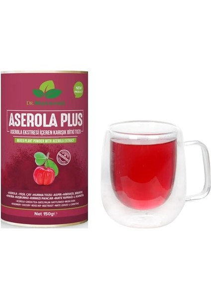 Natural Aserola Plus Karışık Bitki Tozu Barbados Kirazı Acerola Çayı 150 gr modelleri