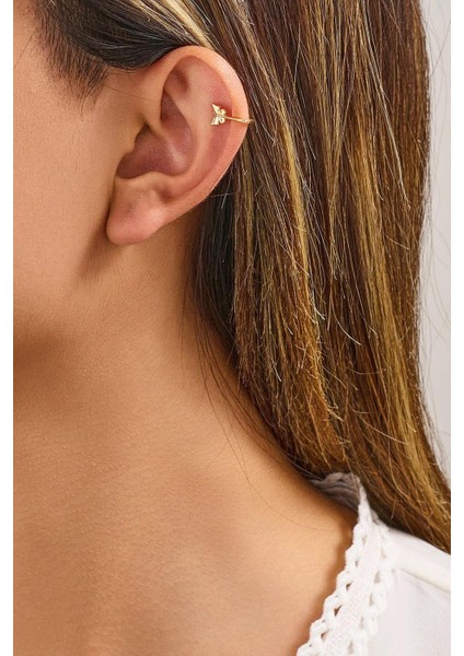 Kelebek Kıkırdak Küpe 2'li Set