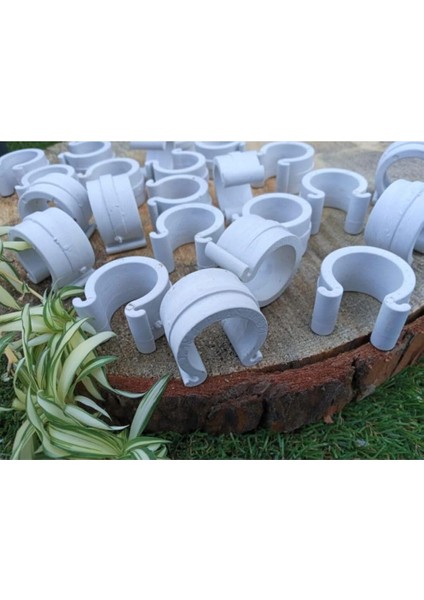 Sera Klipsi 27 'lik 20 Adet Sera Naylonu Tutturucu Çakma Mandal Klips Sera Klipsleri Mandal Klips modelleri