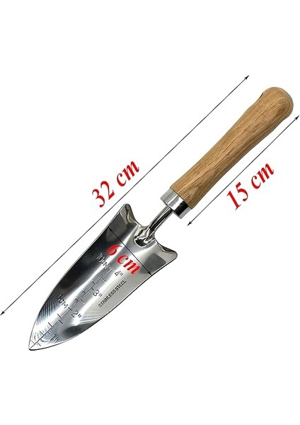 Bahçe Küreği Ölçekli Bahçıvan Saksı Çiçek Bitki Mini El Küreği Fide Toprak Hobi Dar 32 cm fiyatları